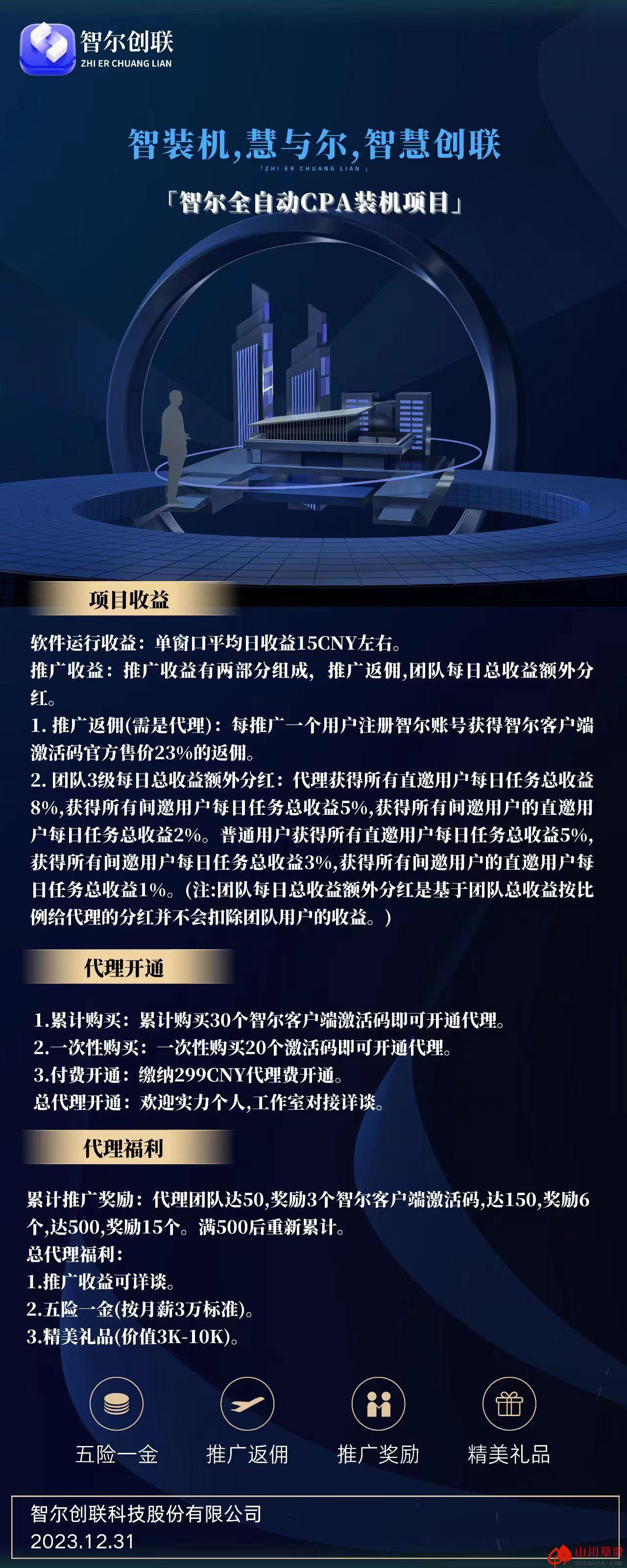 新项目！《智尔创联》正规电脑自动化挂机单窗口15元。全网对接！