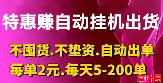 特惠挂机商城:限时官芳扶持50元+无限岱15元